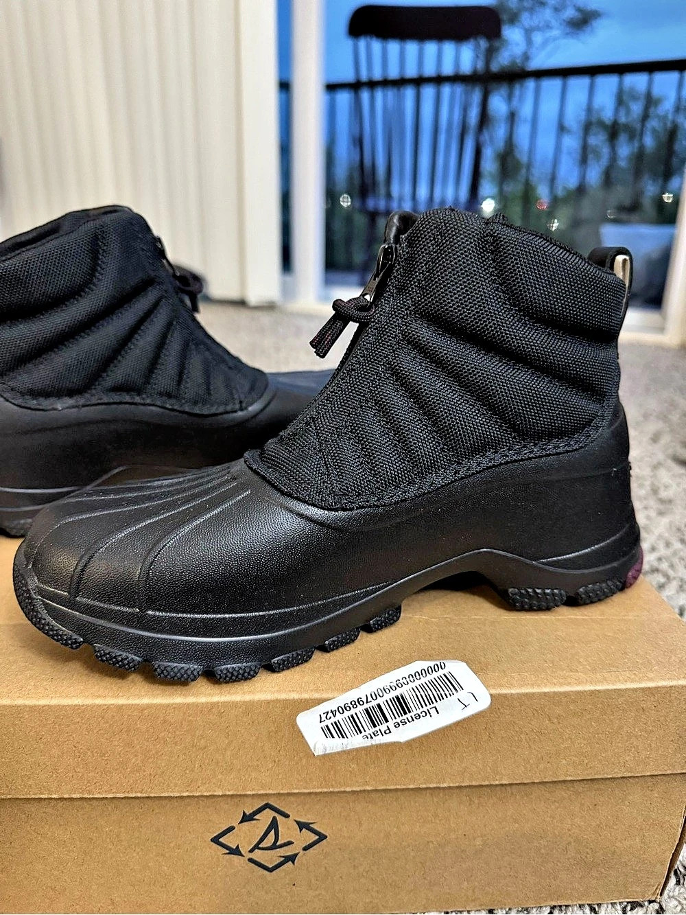 Sperry Cold Bay Chukka womens Black Boots US 6 NWT